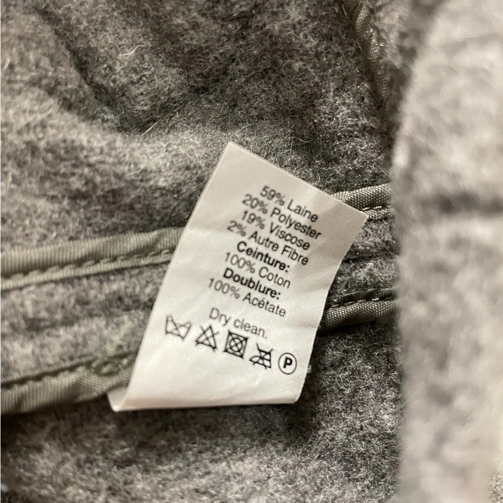 Gray Wool-Blend Boyfriend Blazer Jacket - Women - Picture 4 of 10